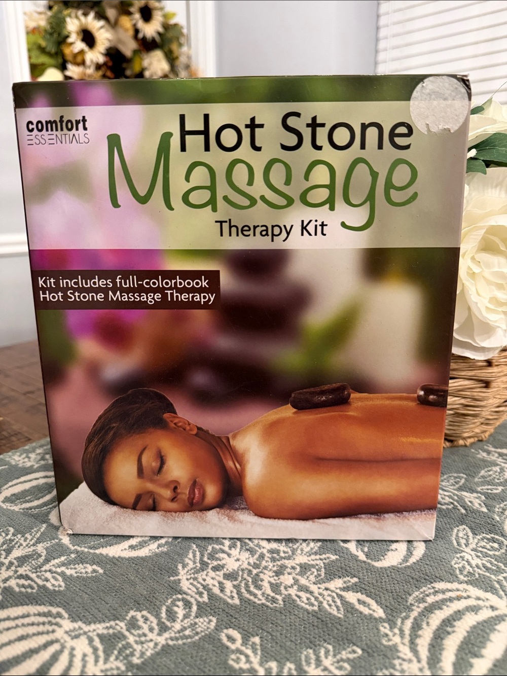Hot Stone Massage Therapy Kit -Relaxation and wellness